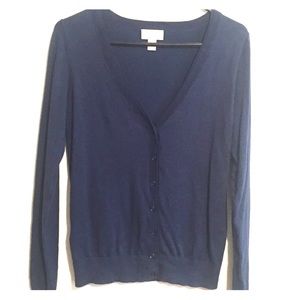 Matching Loft cardigan and tank top